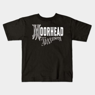 Vintage Moorhead, MN Kids T-Shirt